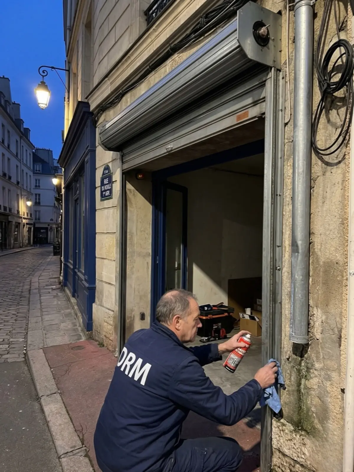 Intervention DRM 24h/24 sur rideau metallique a Carcassonne