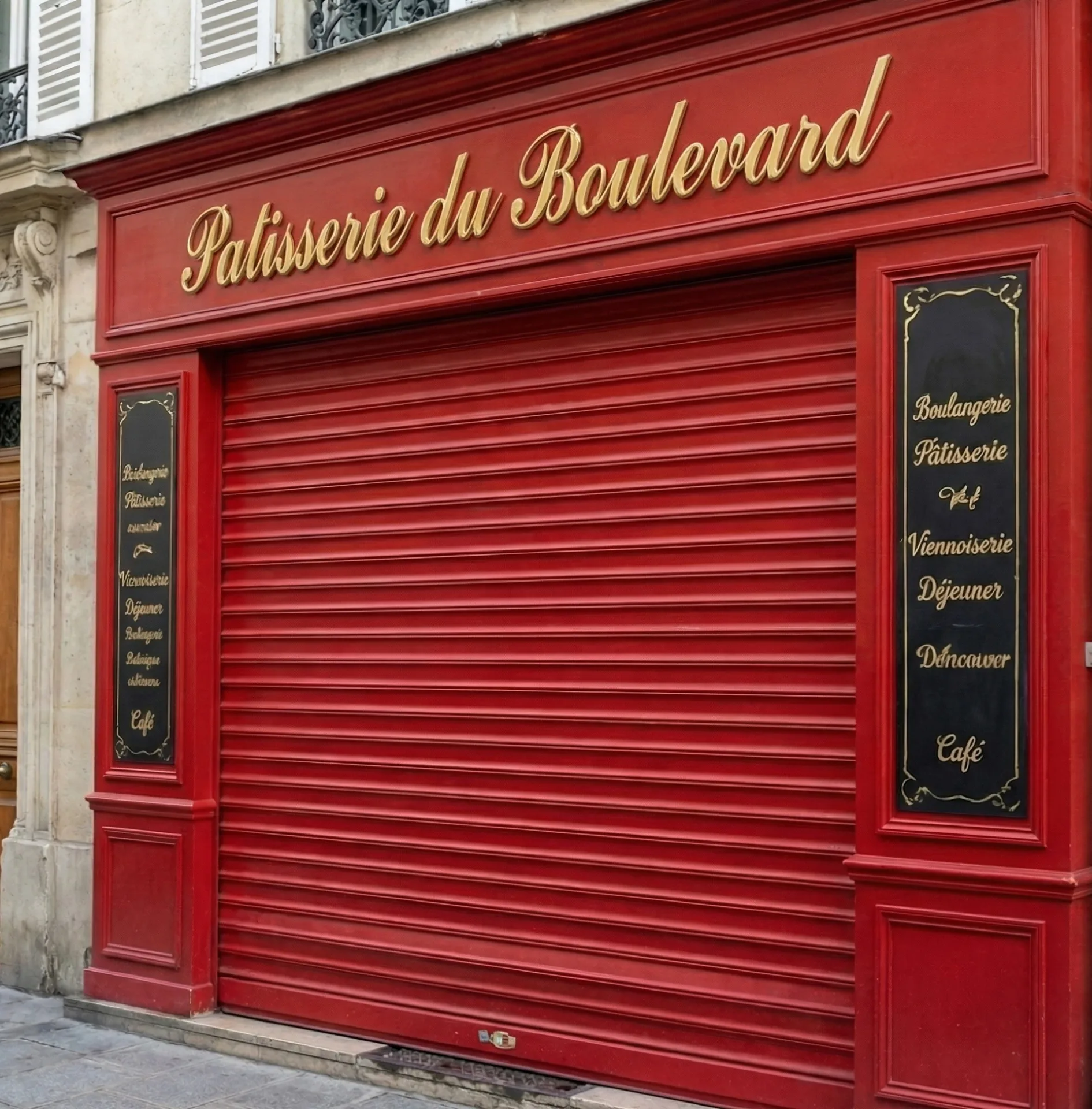 Installation de rideau metallique pour un commerce a Carcassonne